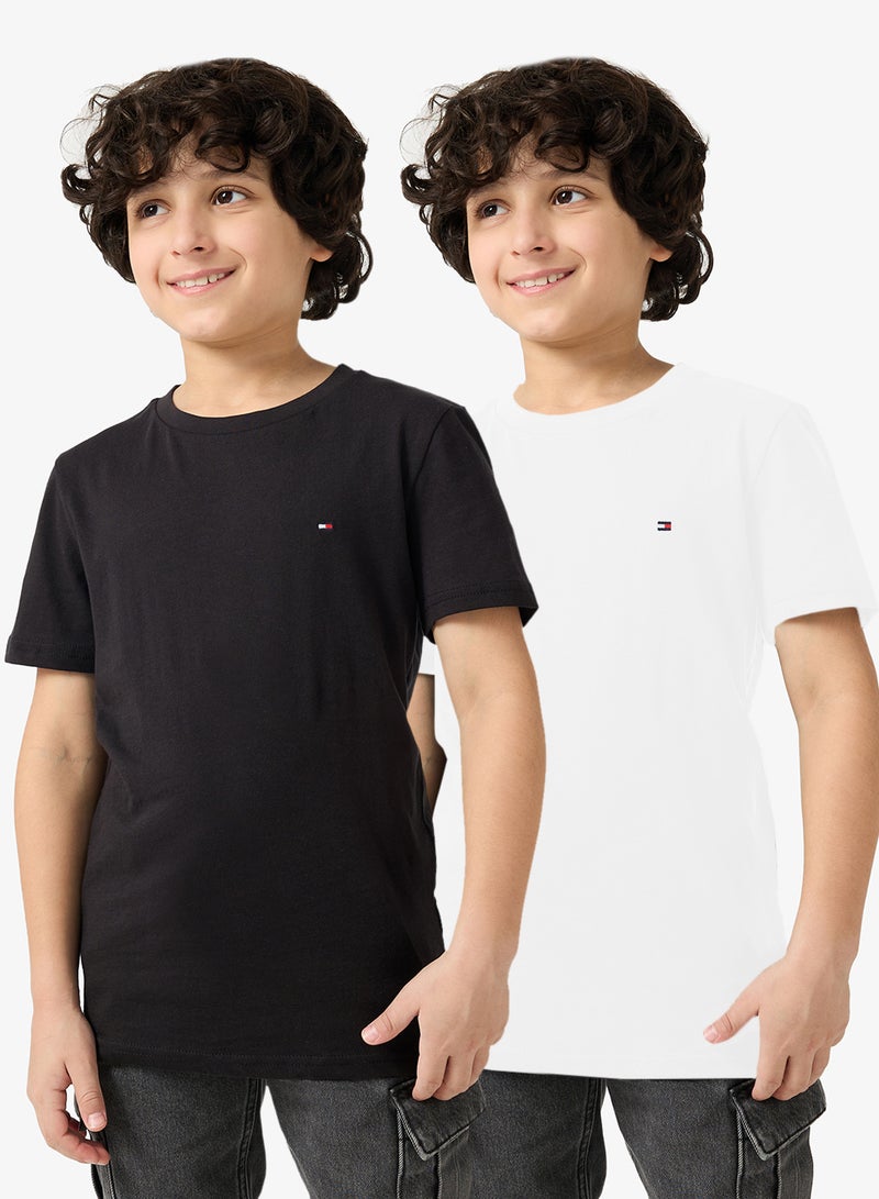 TOMMY HILFIGER 2-Pack Signature Jersey Lounge T-Shirts - Image 1